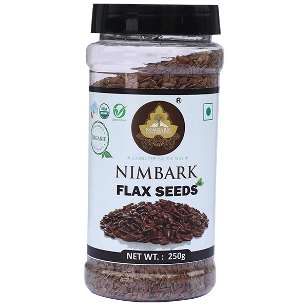 Nimbark Organic Brown Flax Seeds | Fibre Rich Flax Seeds | Flax Seeds for Eating | Alsi ke beej 250gm